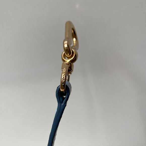 Coach Genuine Leather Light Blue Replacement Strap For Bags - Picture 2 of 9